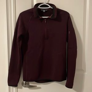 Purple Quarter Zip Vintage Sweater